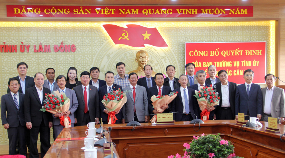 Công bố quyết định của Ban Thường vụ Tỉnh ủy về công tác cán bộ