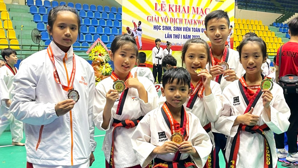 Khối Tiểu học tỉnh Lâm Đồng về nhì toàn đoàn tại Giải Taekwondo học sinh, sinh viên toàn quốc Khối Tiểu học tỉnh Lâm Đồng về nhì toàn đoàn tại Giải Taekwondo học sinh, sinh viên toàn quốc