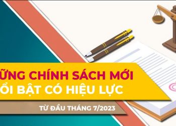 Chính sách mới có hiệu lực từ đầu tháng 7/2023